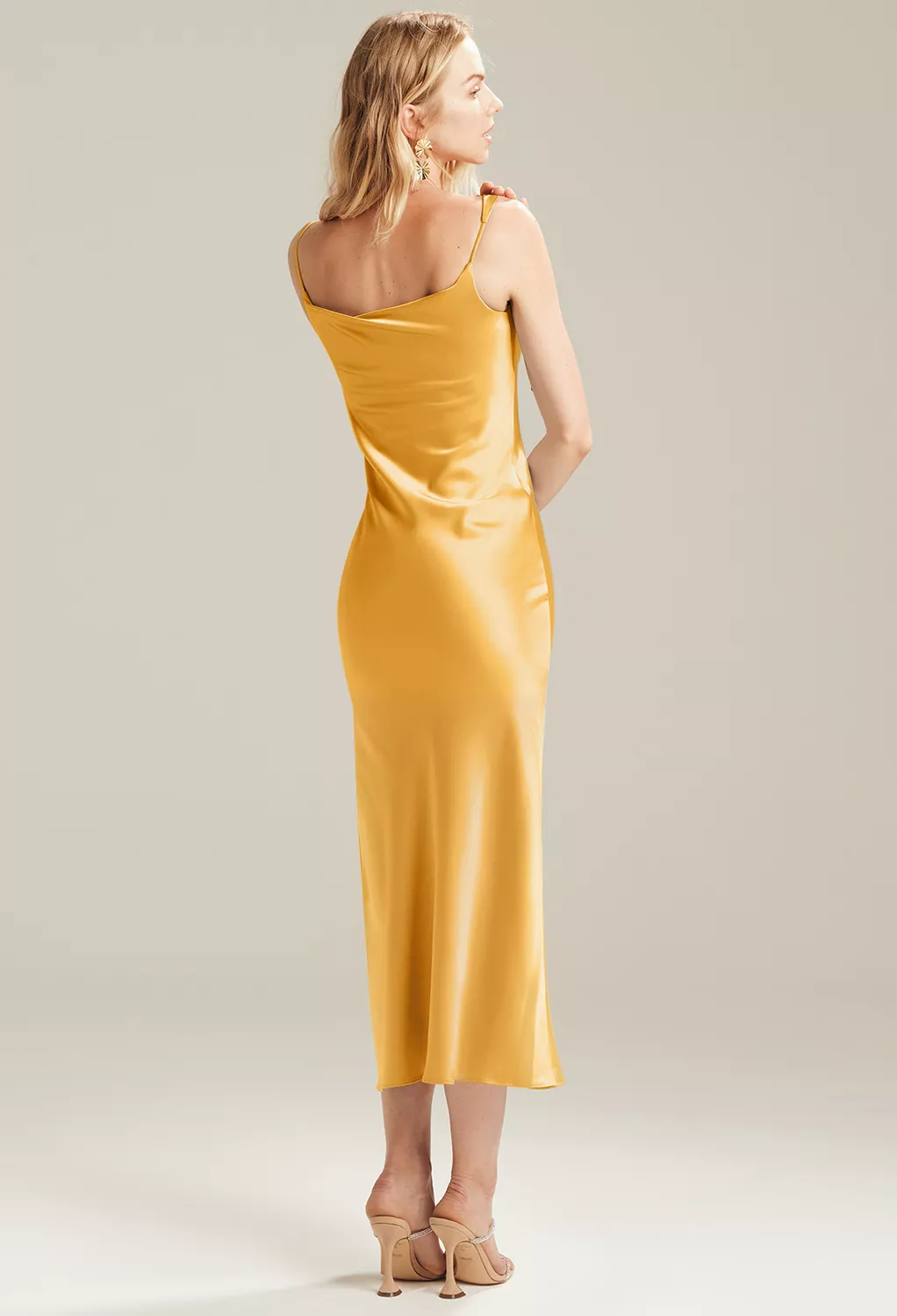 AW Graziosa Mango  Spring Wedding Guest Dresses
